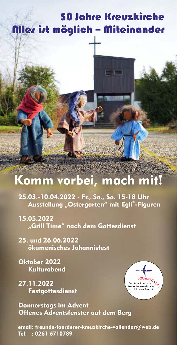 Jubiläum Kreuzkirche Plakat
