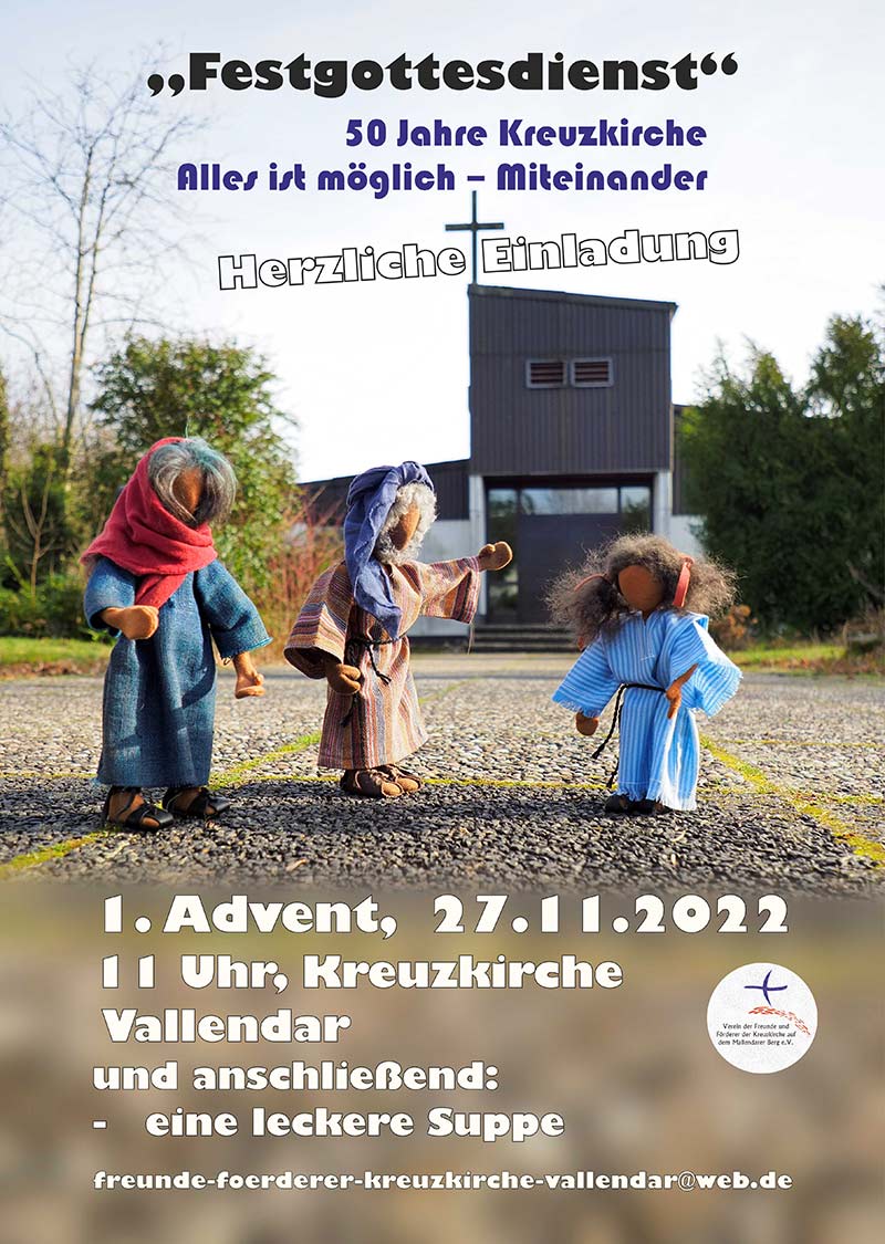 Plakat: Kreuzkirche Festgottesdienst