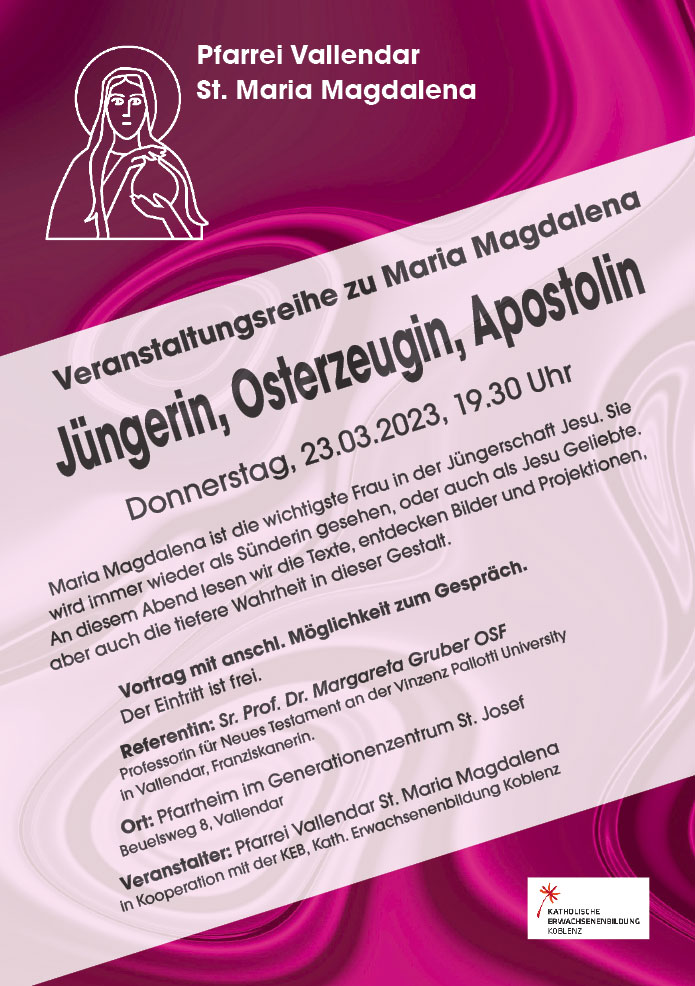 Jüngerin, Osterzeugin, Apostolin - Teaser (Grafik: Brehm)