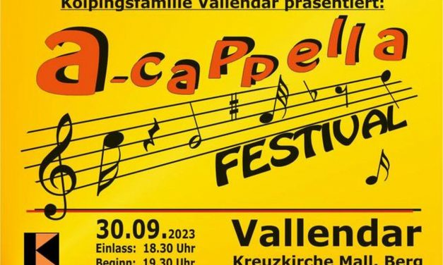 30. September 2023: 7. Vallendarer a-cappella-Festival