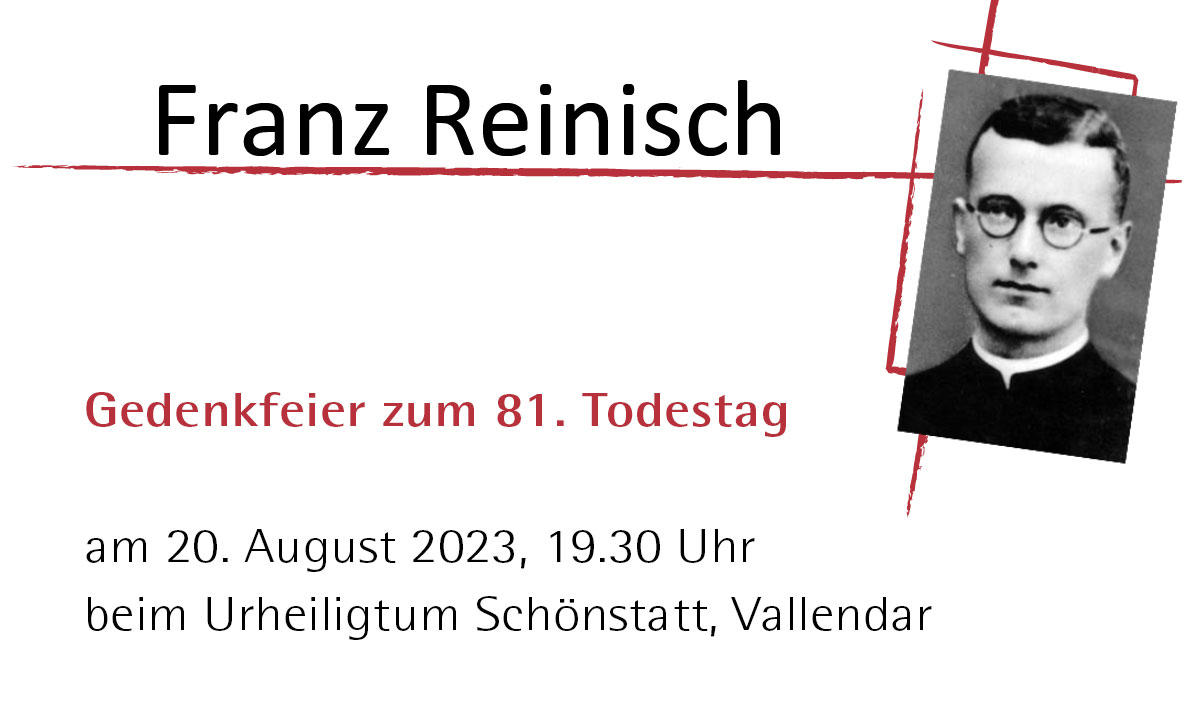 Franz Reinisch Gedenkfeier