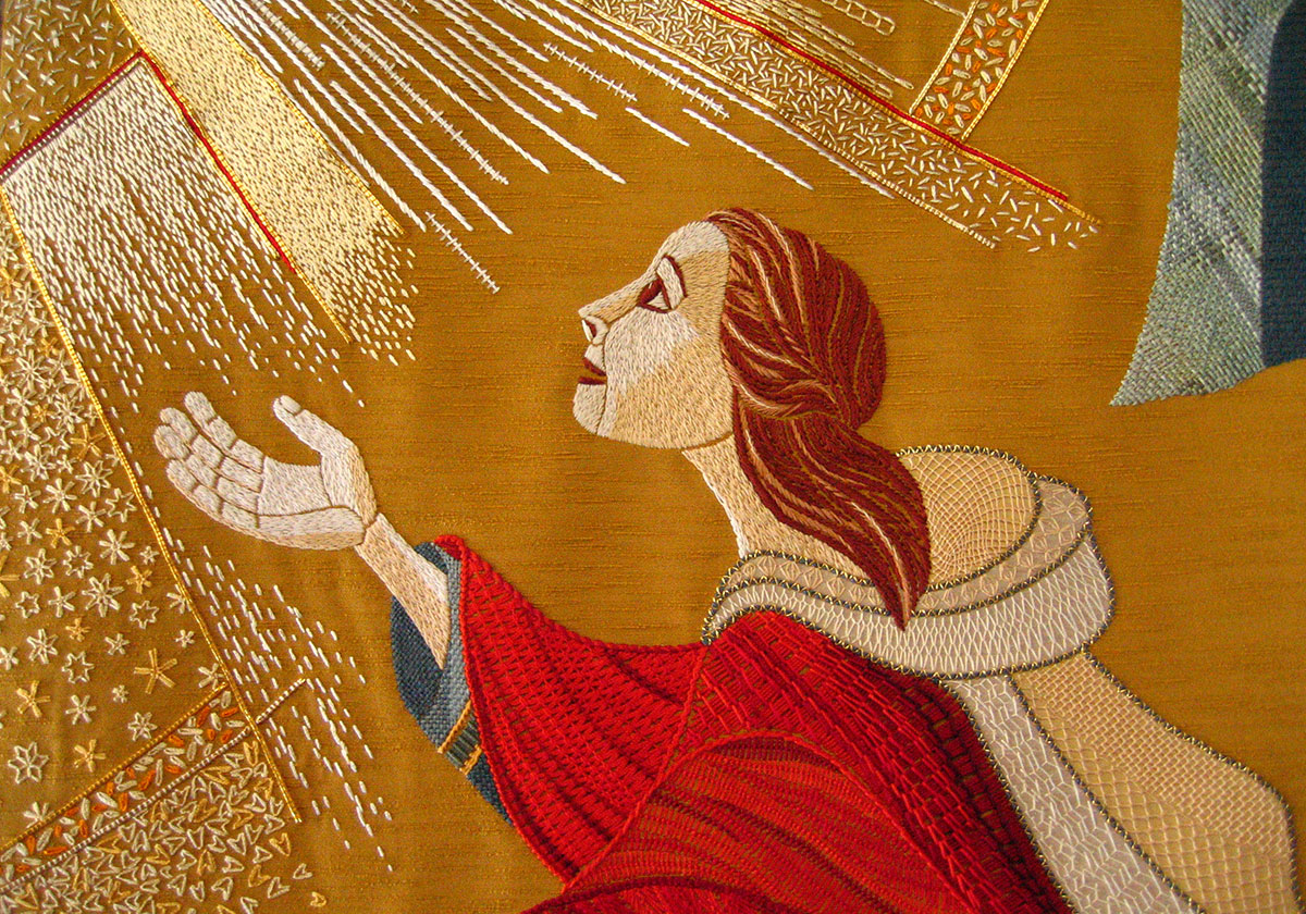 Rabbuni, Wandbehang, Schwester M. Joséfa Klein, Schoenstätter Marienschwestern