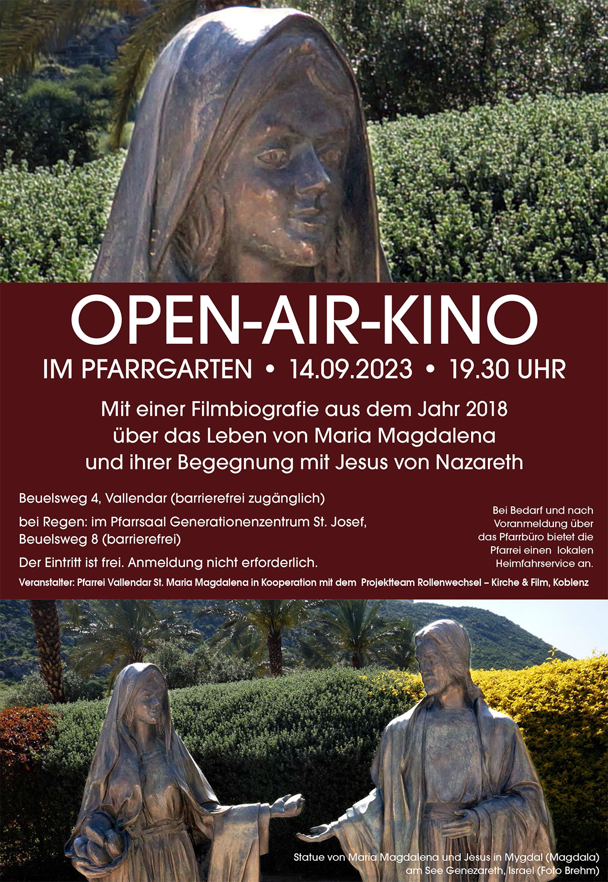 Open-Air-Kino im Pfarrgarten - Plakat (Foto: Brehm)