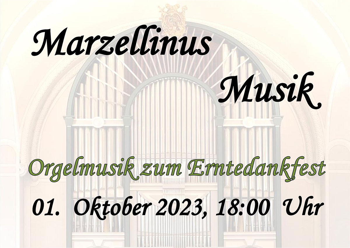Marzellinusmusik Vallendar - „Danke“ - Orgelmusik zum Erntedankfest (Teaser)