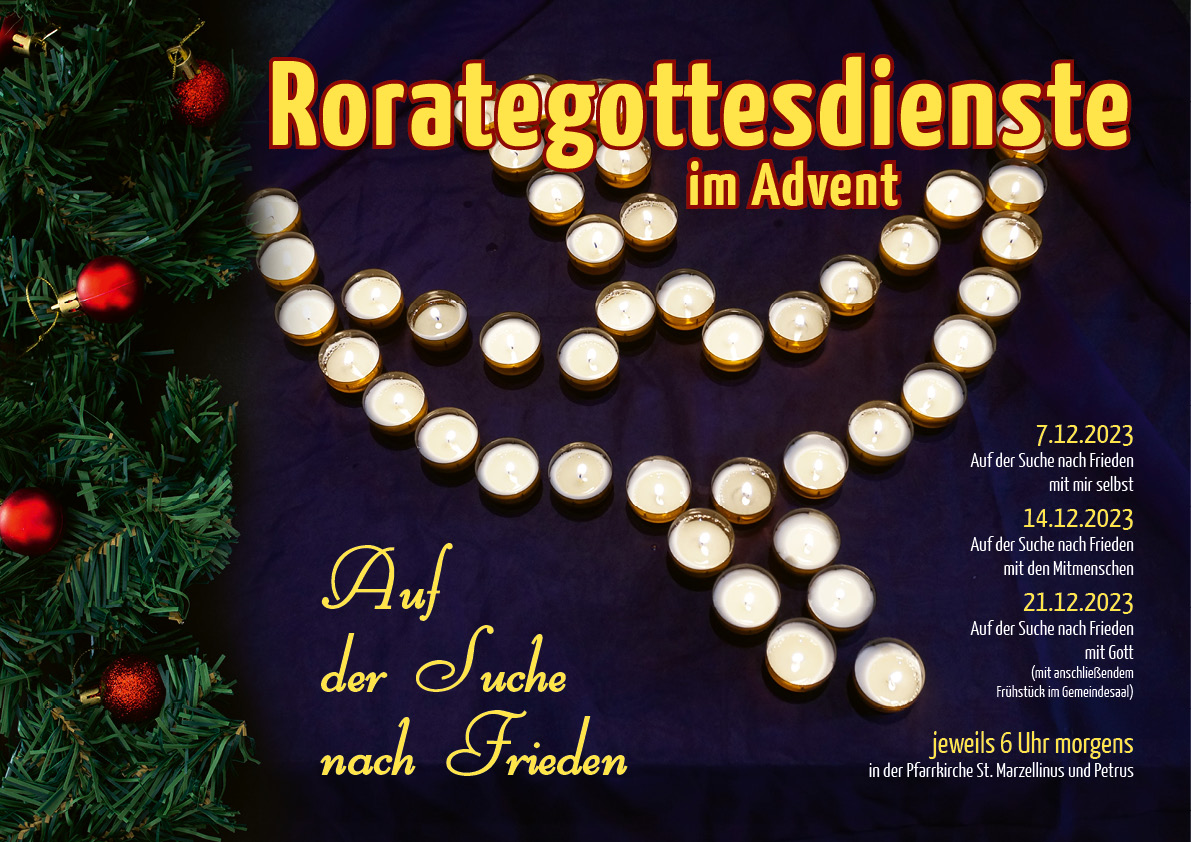 Plakat Rorategottesdienste