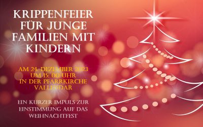 Krippenfeier für junge Familien mit Kindern