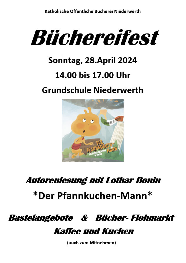 Bücherreifest Niederwerth, Plakat