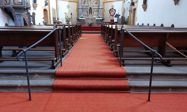 Handlauf in St. Georg installiert