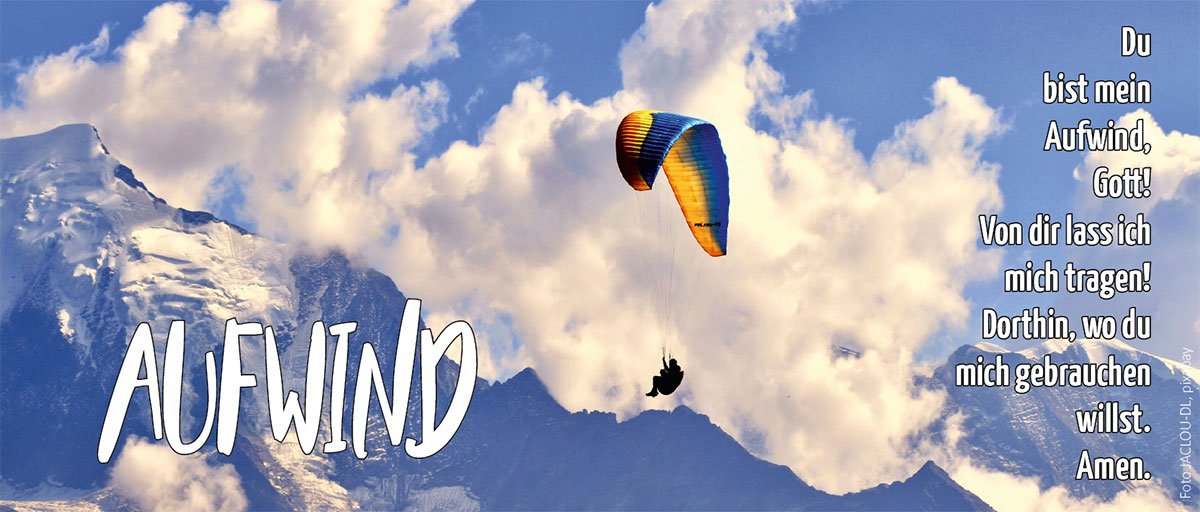 Aufwind (Foto Paraglider: JACLAU-DL, pixabay)