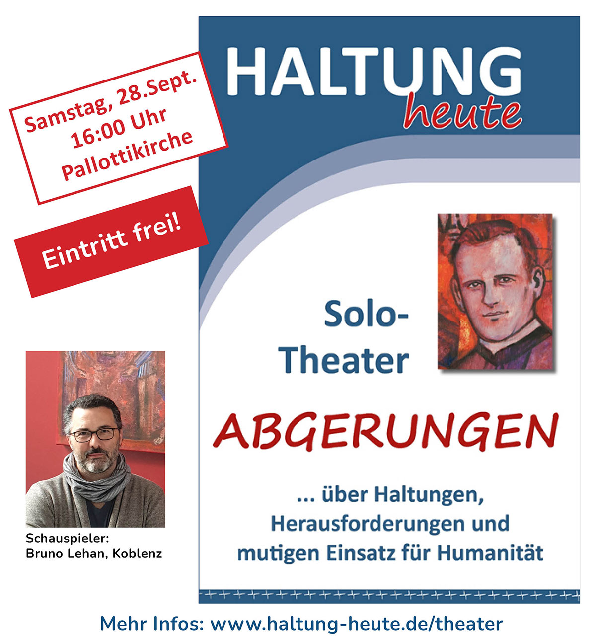 ABGERUNGEN - Solotheater (Plakat)