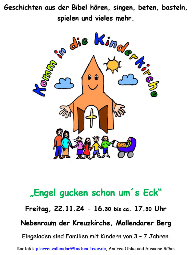 Kinderkirche 20241124 Plakat