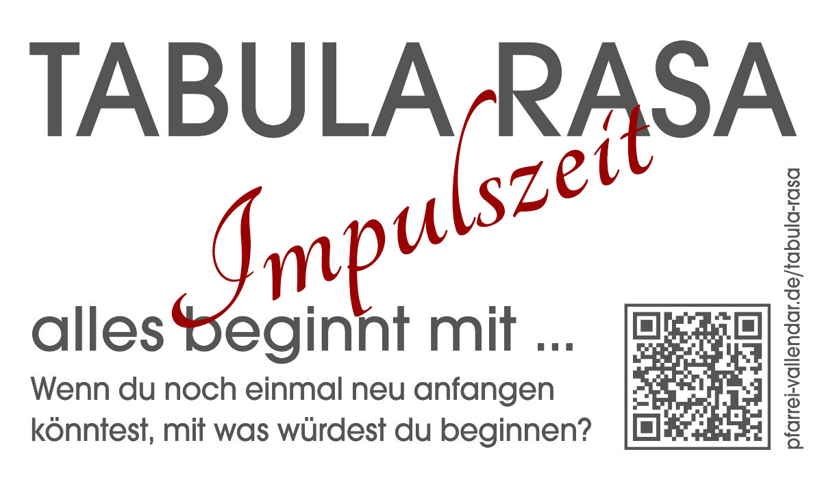 Tabula rasa - ImpulsZeit