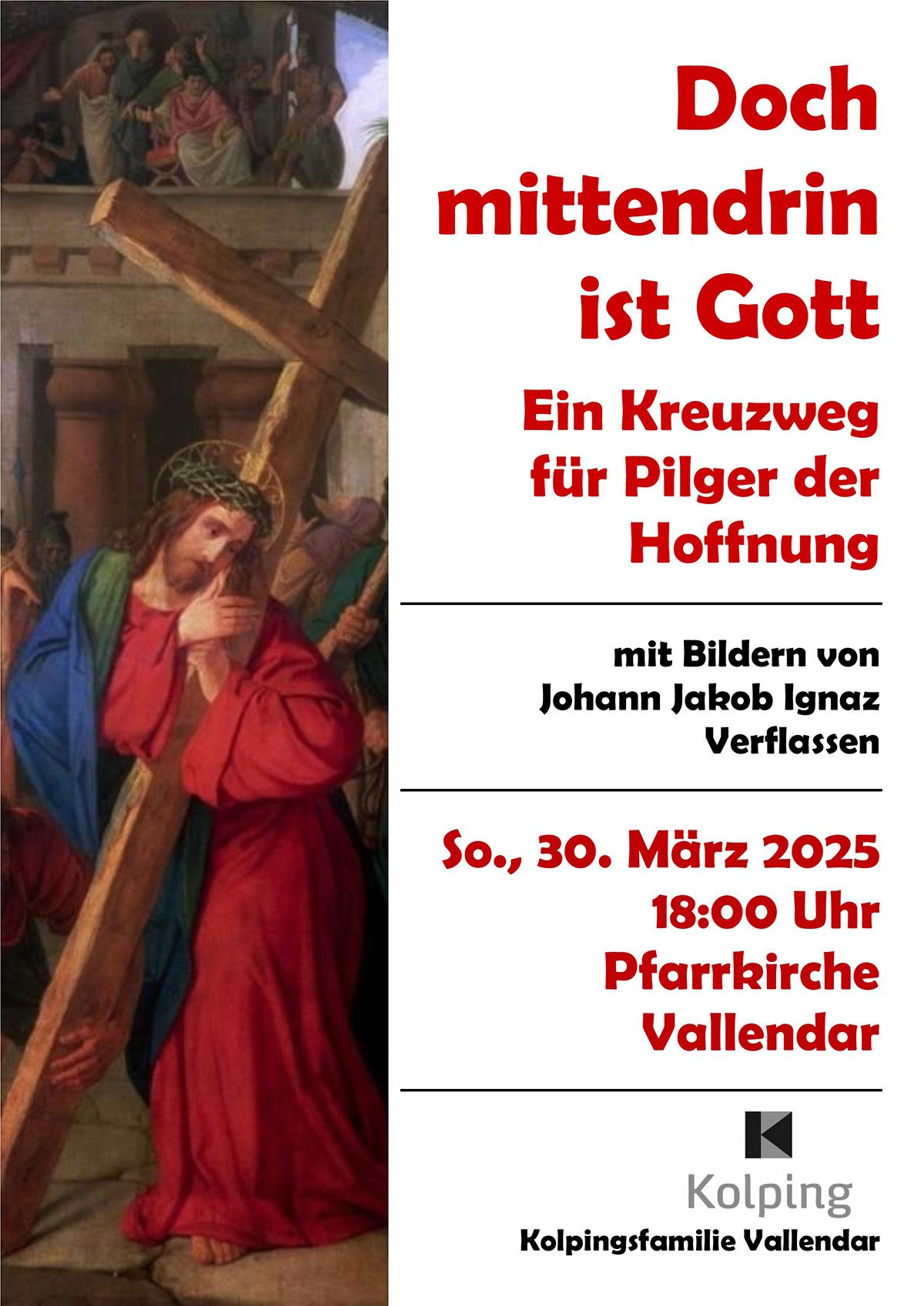 Kreuzweg in Vallendar (Plakat)