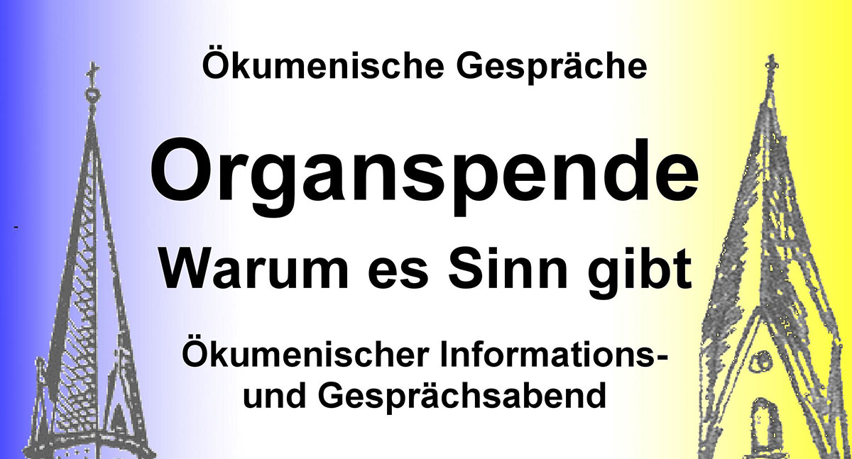 Ökumenischer Gesprächsabend zum Thema Organspende (Teaser)