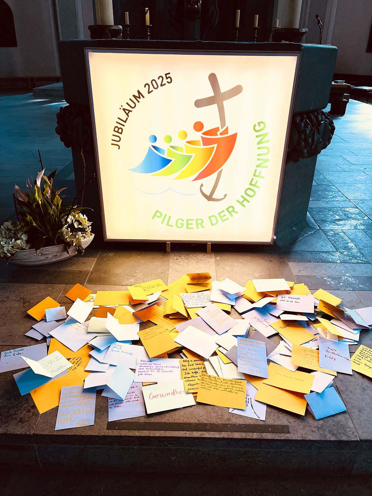 Semestereröffnungsgottesdienst - Hoffnungen, Wünsche und Sorgen (Foto: Barzen)(