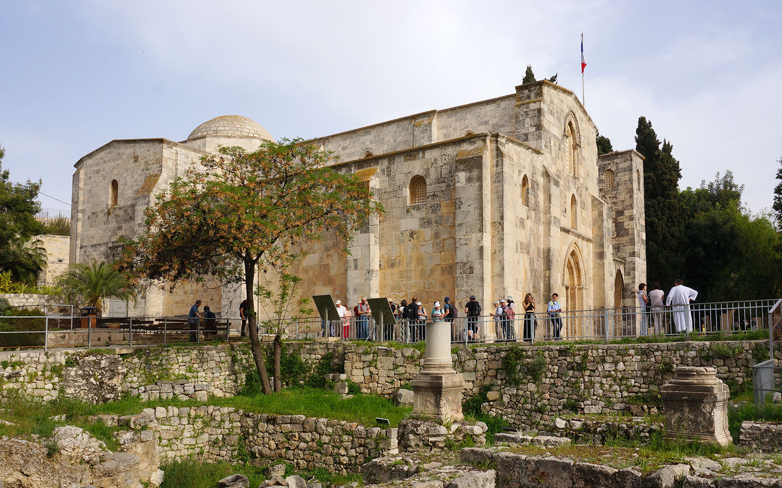 In der Kirche St. Anna in der Jerusalemer Altstadt, soll sich der Geburtsort der Gottesmutter Maria befunden haben (Foto: Brehm)