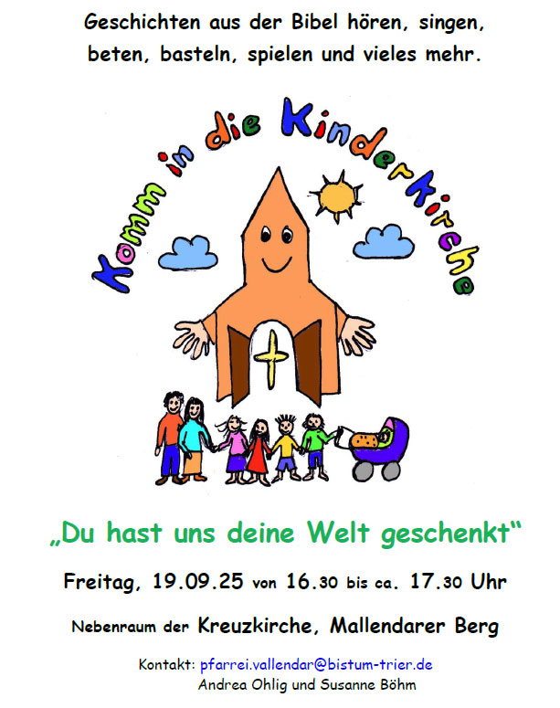 Plakat Kinderkirche September 2025
