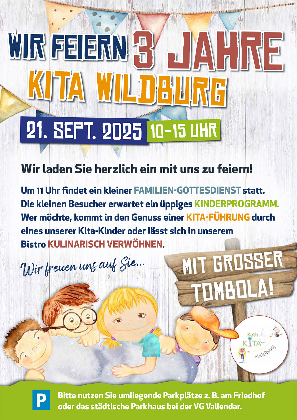 3 Jahre KiTa Wildburg Sommerfest (Plakat)