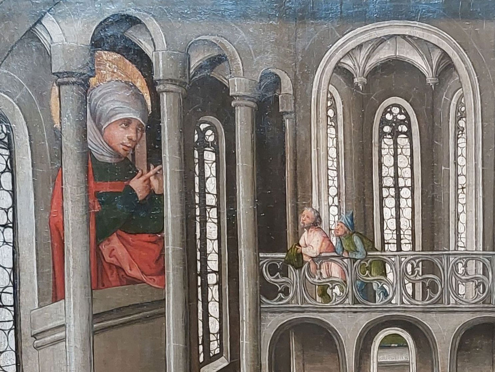 Seeschwäbischer Meister: Die Predigt der Maria Magdalena, um 1500, Sammlung Würth (Ausschnitt) (Foto: Laskewicz)