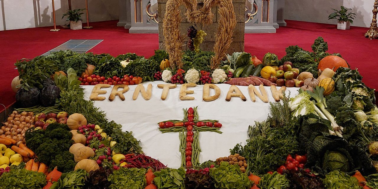 Erntedank feiern
