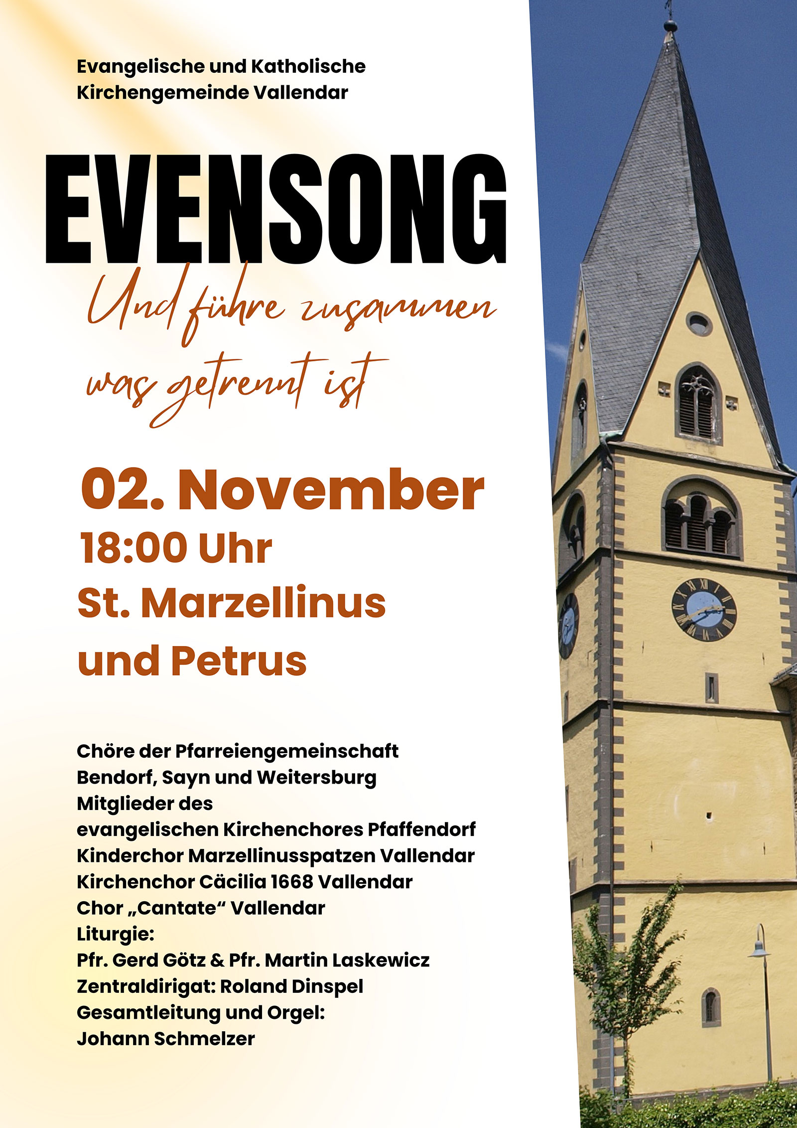 Evensong November 2025 (Plakat)