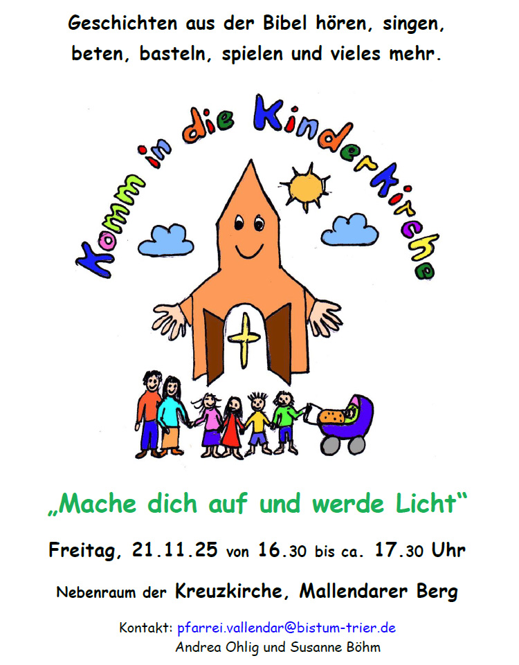 Komm in die Kinderkirche - Plakat November 2025 Komm in die Kinderkirche - Plakat November 2025