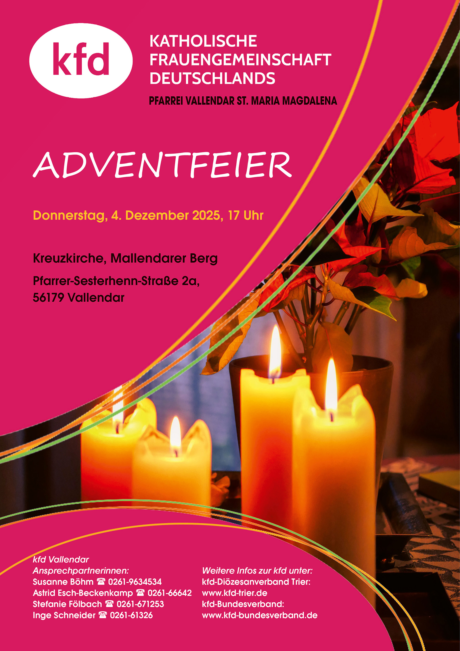 kfd-Adventsfeier 2025 (Plakat)