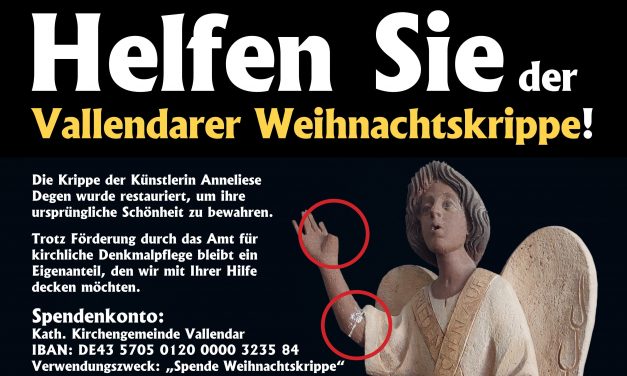 Restaurierung der Vallendarer Weihnachtskrippe