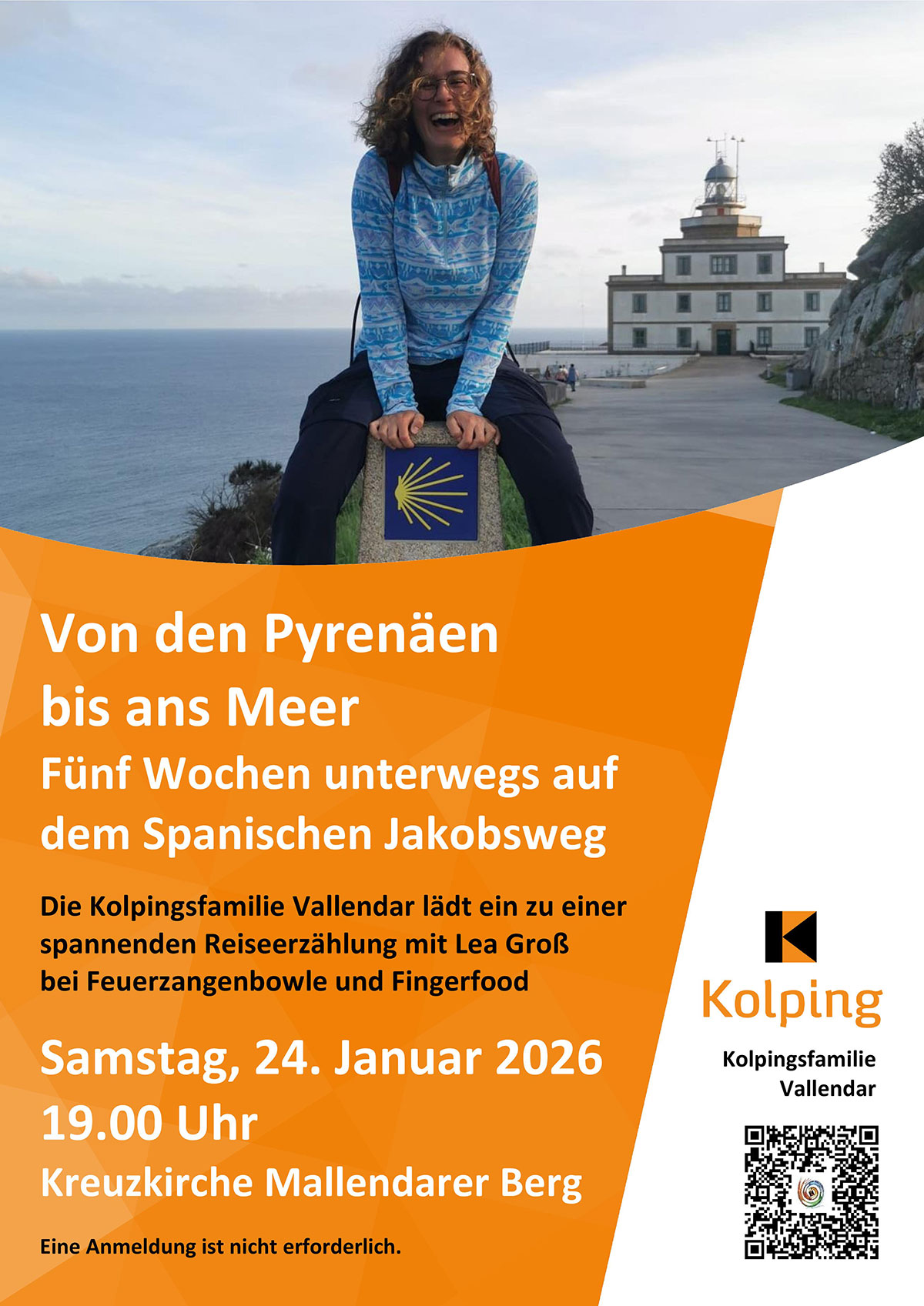Von den Pyren&auml;en bis ans Meer &ndash; F&uuml;nf Wochen unterwegs auf dem Spanischen Jakobsweg (Plakat)
