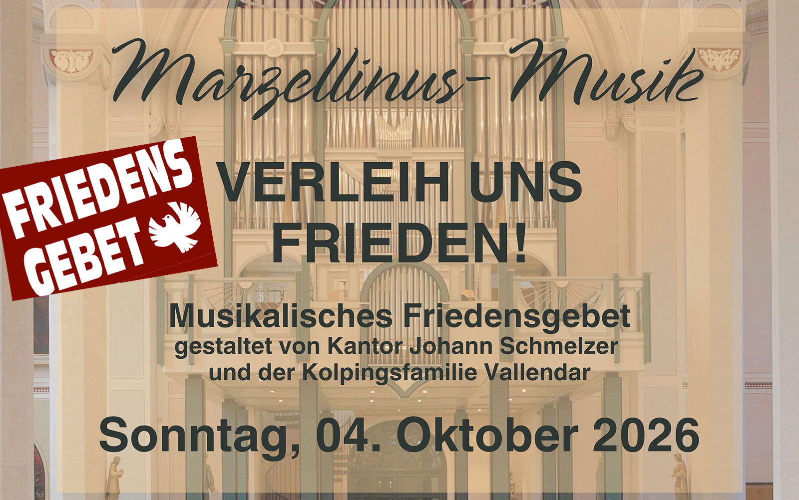 Marzellinusmusik und Friedensgebet (Teaser)