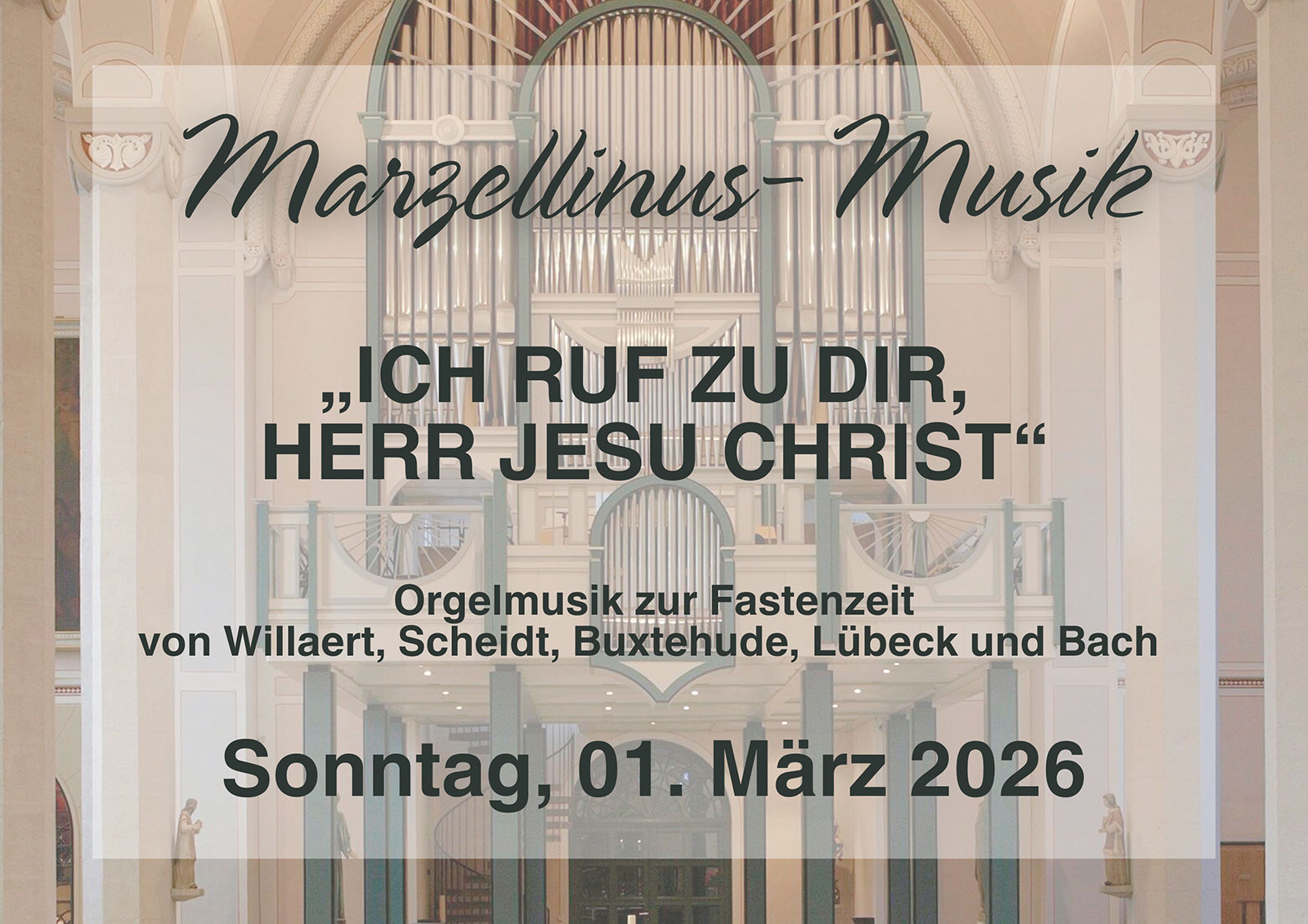 Marzellinus-Musik am 1. März 2026 (Teaser)