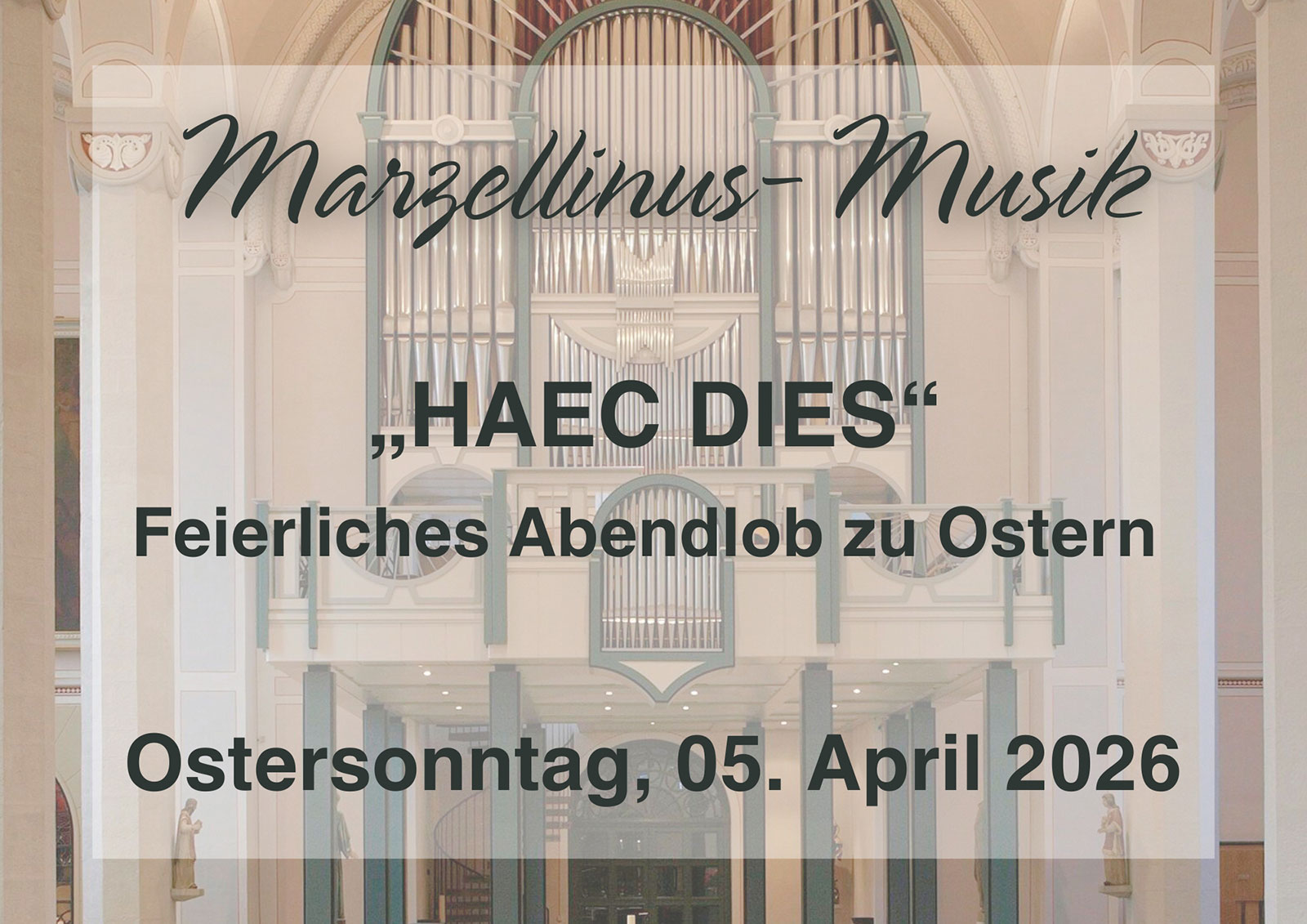 Marzellinus-Musik Ostern 2026 (Teaser)