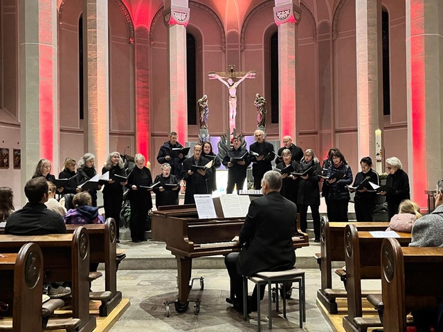 Kirchenchor gestaltet mit beim Ökumenischen Evensong in Vallendar