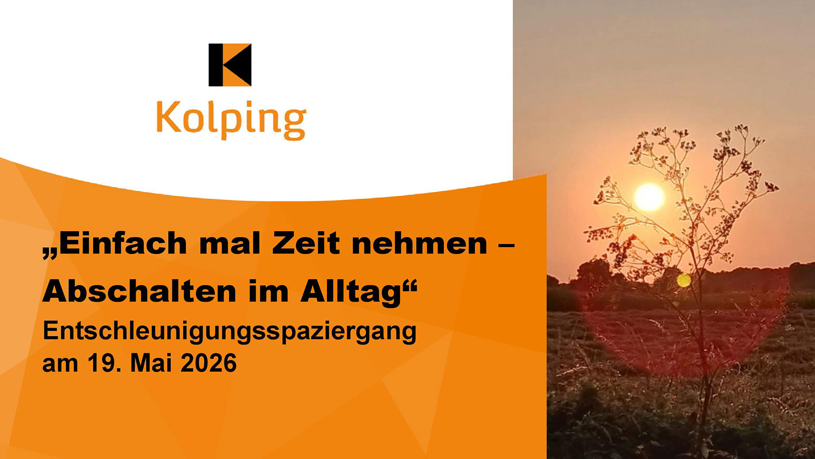 Entschleunigungswanderung (Teaser, Kolping Vallendar)