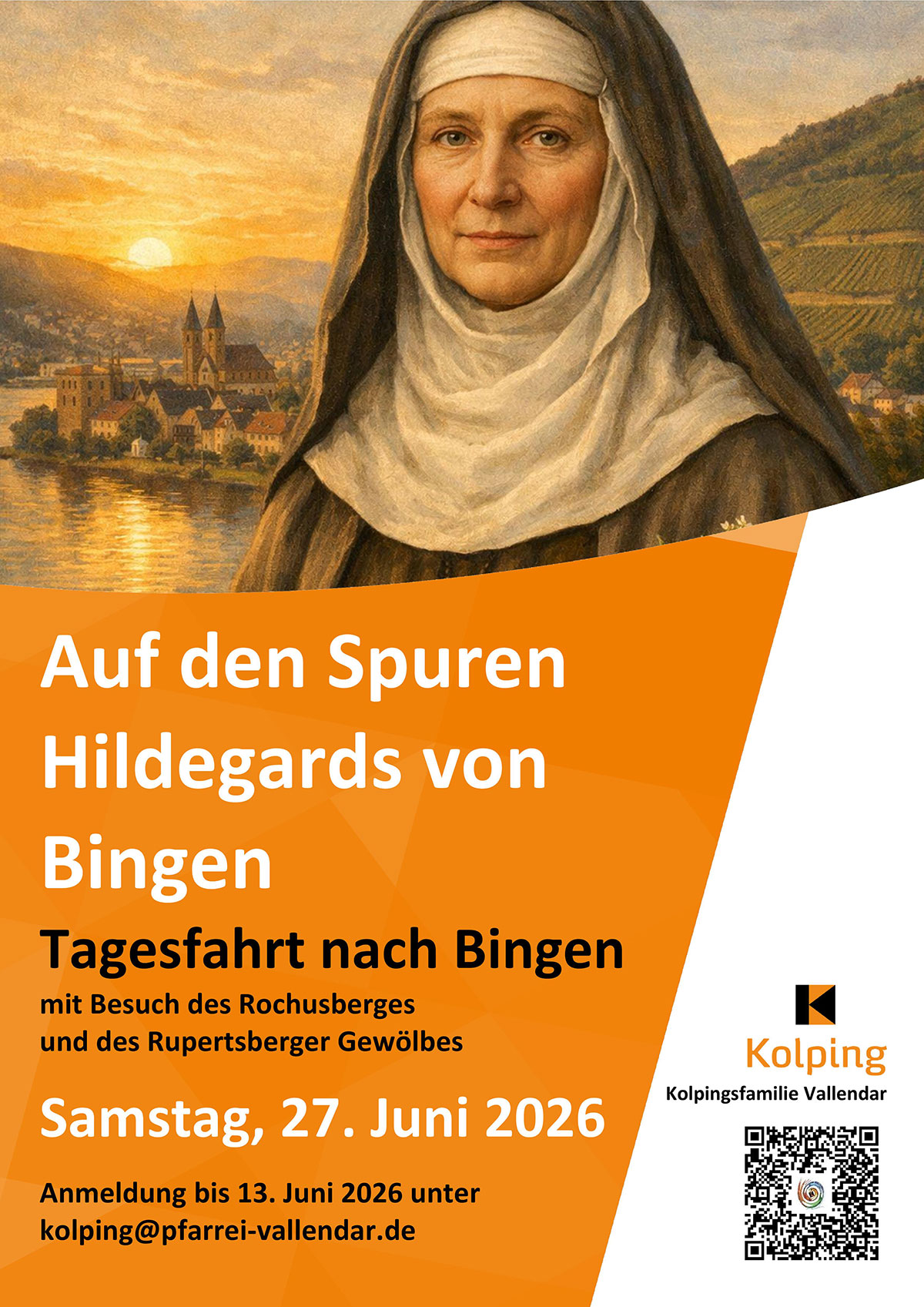 Tagesfahrt nach Bingen (Plakat - Kolping)