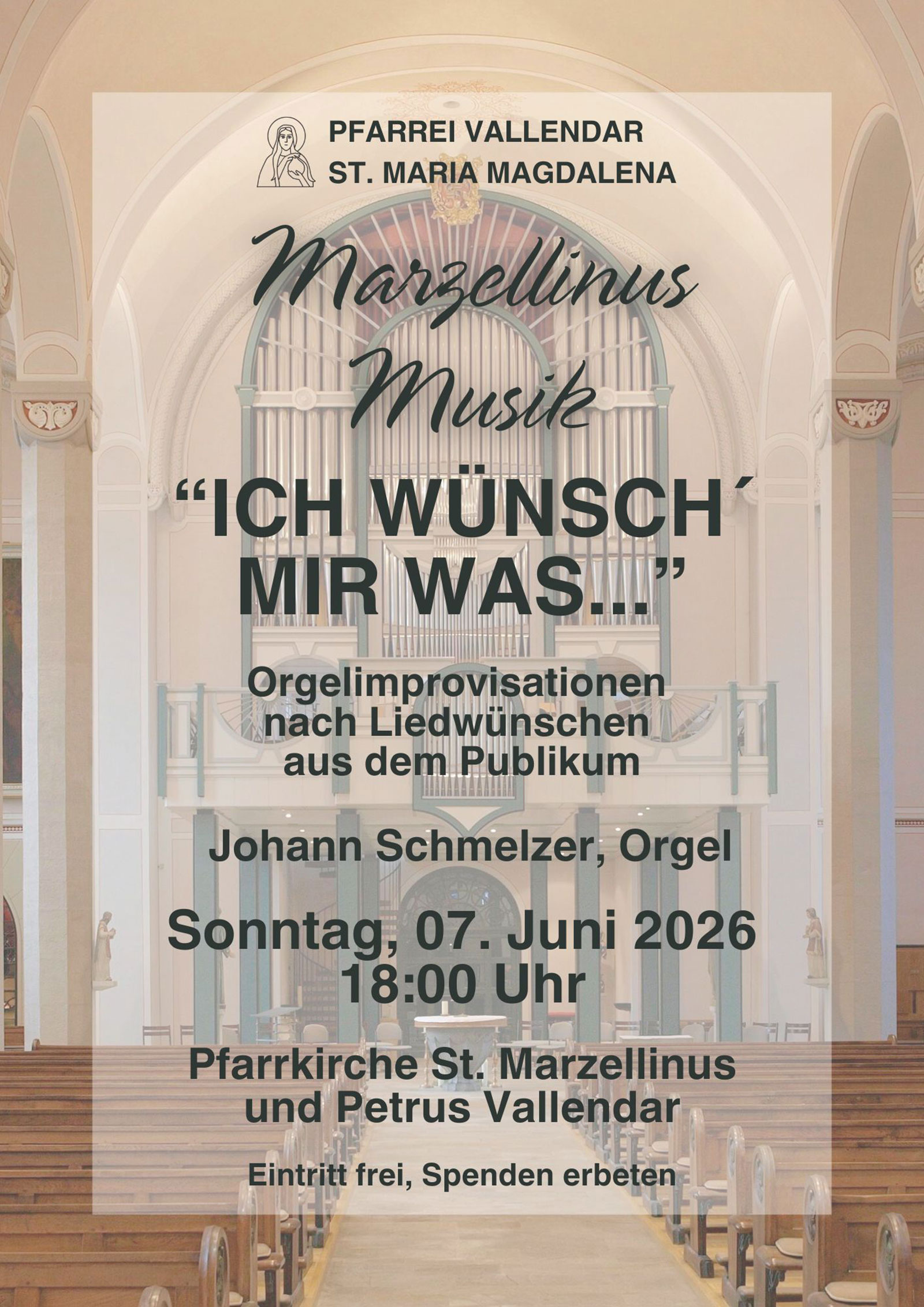 Marzellinus-Musik Juni 2026 (Plakat)