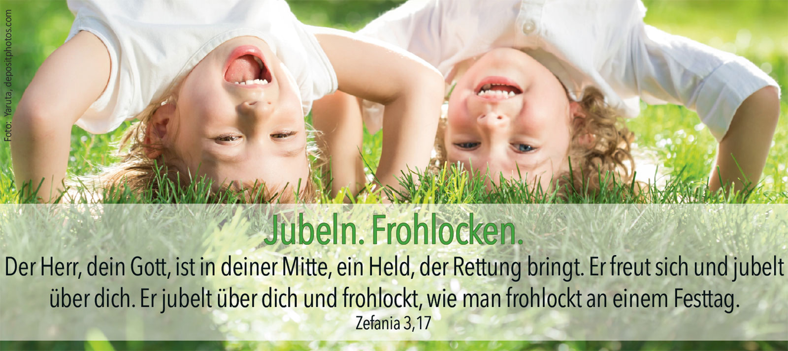 Jubeln. Frohlocken. (Foto Kopfstand: Yaruta, depositphotos.com)