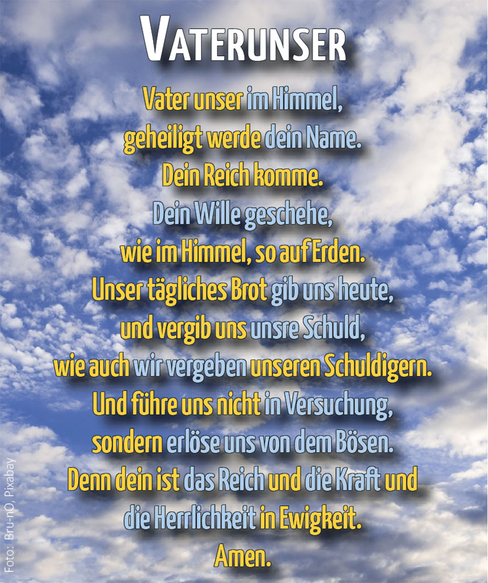 Vater unser (Foto: Bru-nO, Pixabay)