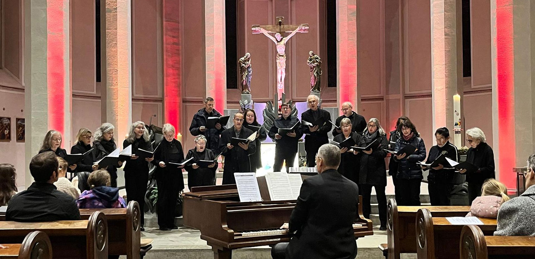 Kirchenchor Cäcilia 1668 Vallendar beim Evensong 2025 (Foto: privat)