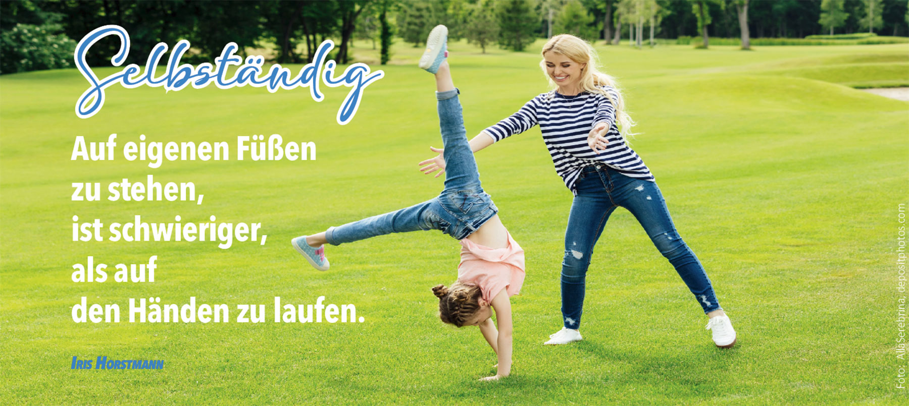 Selbst&auml;ndig (Foto: AllaSerebrina, Depositphotos)